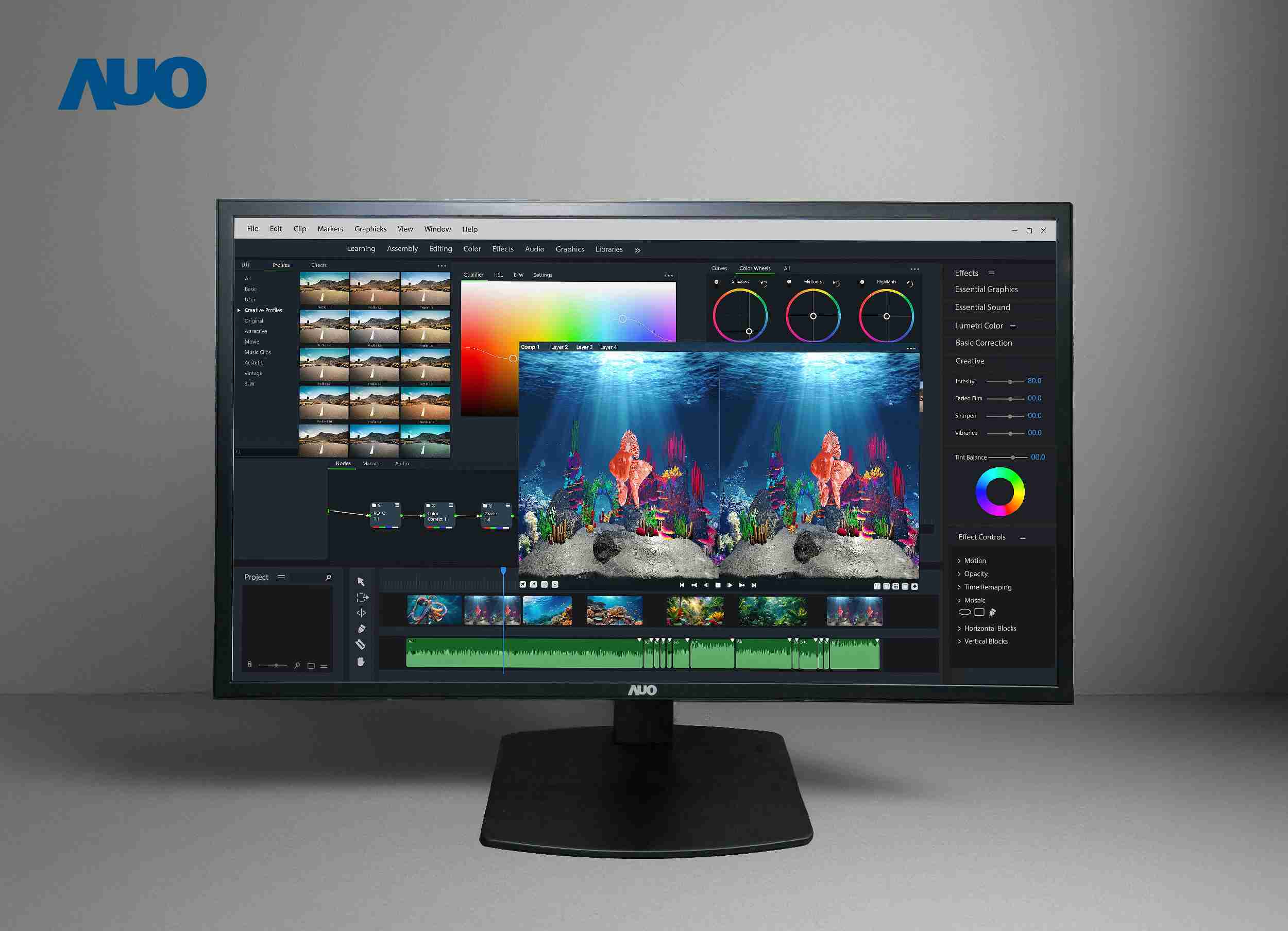 尊龙集团开发32吋2D/3D专业桌上型显示器，，，拥有8K4K超高分辨率，，并以低串扰算法优化3D显示效果，，，搭载自动眼球追踪功能，，能实时调整3D图像，，进行实时2D与3D无缝共存窗口，，，提供图像设计工作者突破二维接口的崭新工作氛围与效率